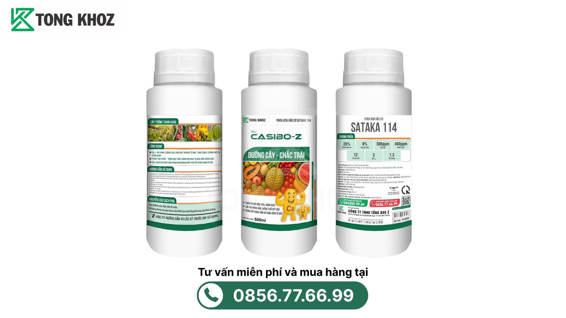 Phân bón hữu cơ SATAKA 114 – CASIBO-Z