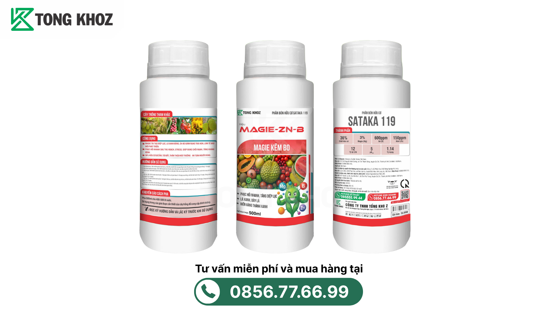 Phân bón hữu cơ SATAKA 119 – MAGIE ZN-BPhân bón hữu cơ SATAKA 119 – MAGIE ZN-B