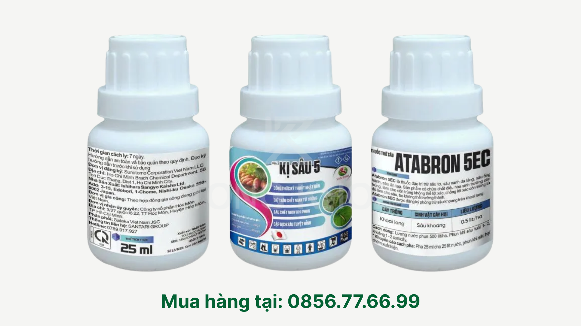 Thông tin Thuốc trừ sâu ATABRON 5EC hiệu KỊ SÂU 5