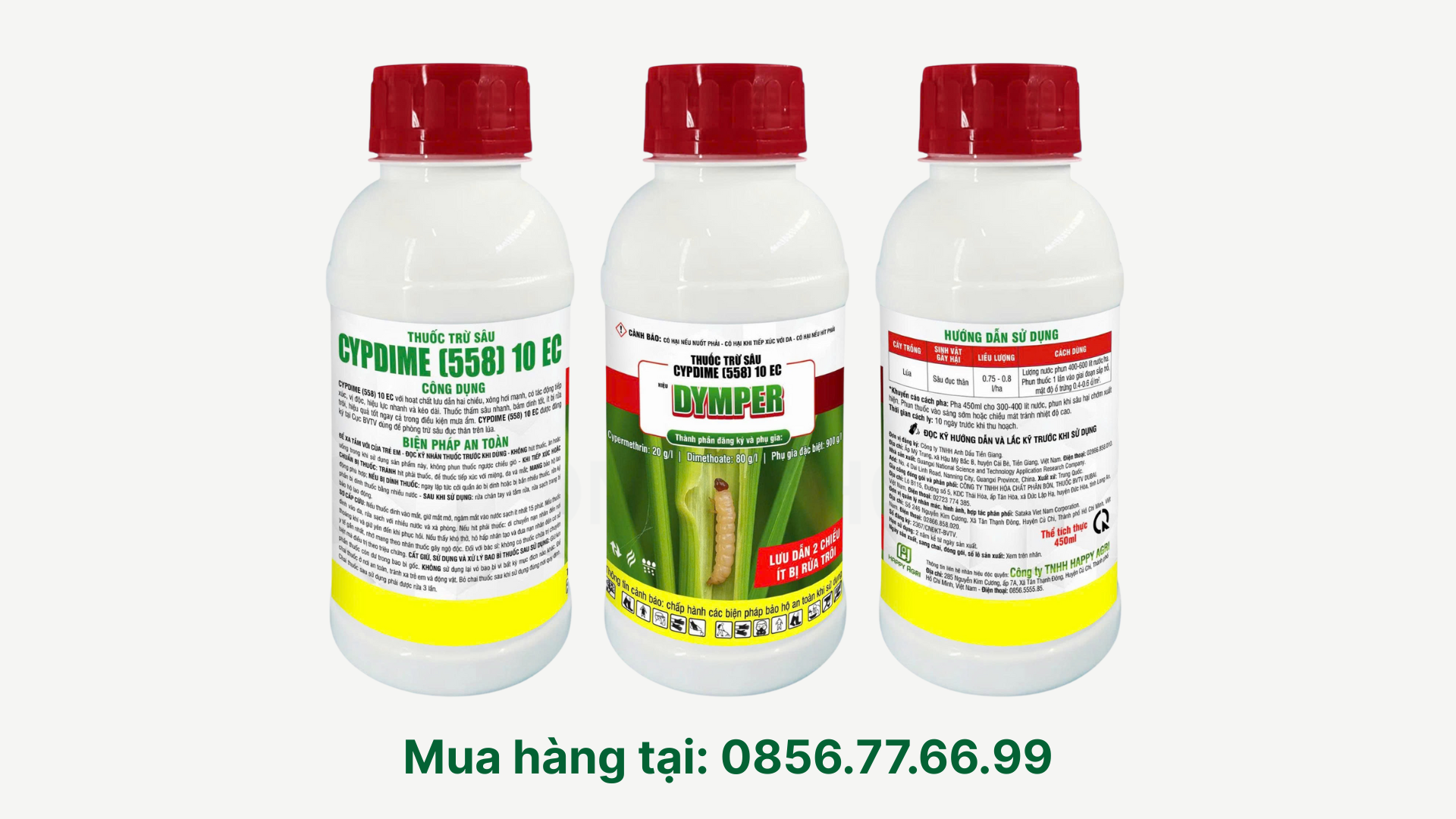 Thông tin Thuốc trừ sâu CYPDIME (558) 10EC Hiệu DYMPER