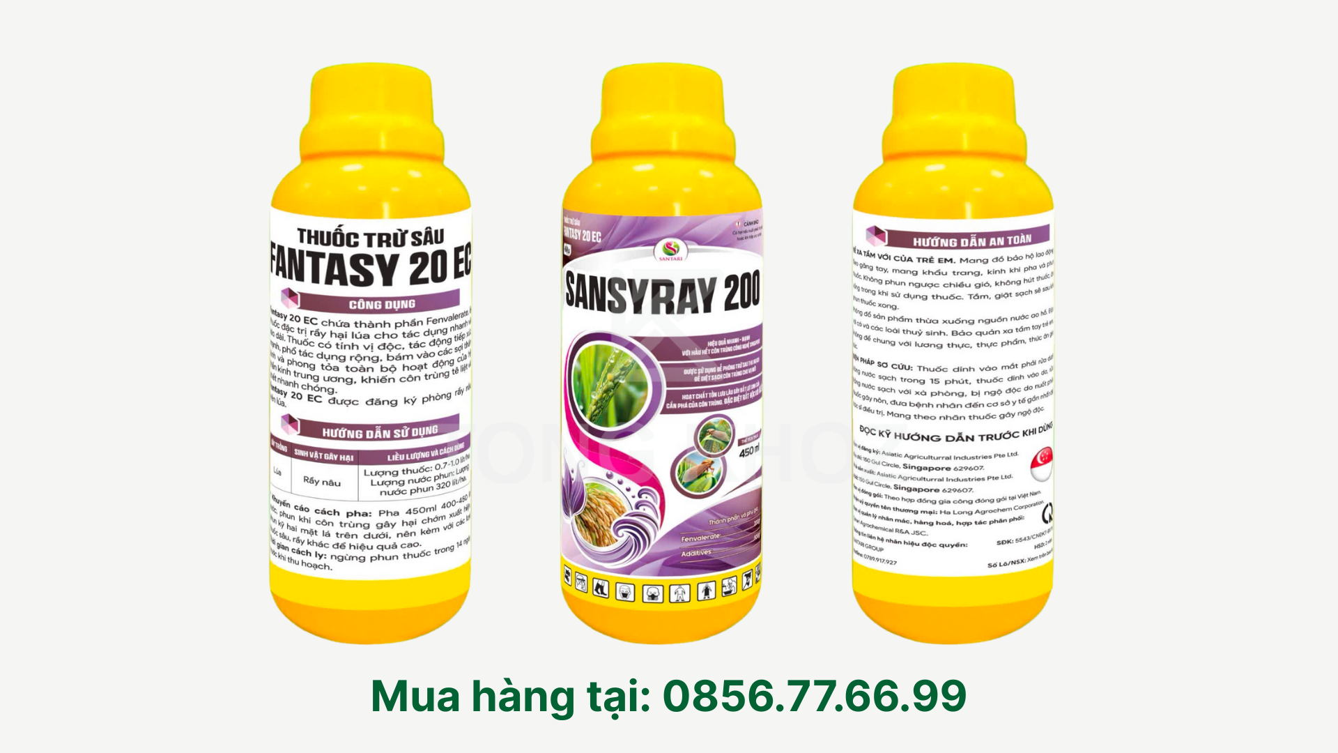 Thông tin Thuốc trừ sâu FANTASY 20EC hiệu SANSYRAY 200