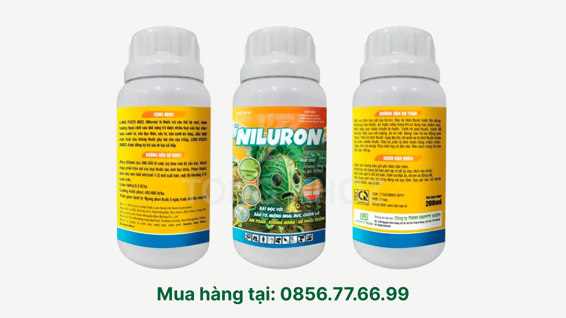 Thông tin thuốc trừ sâu LINO PESTI 80EC hiệu NILURON