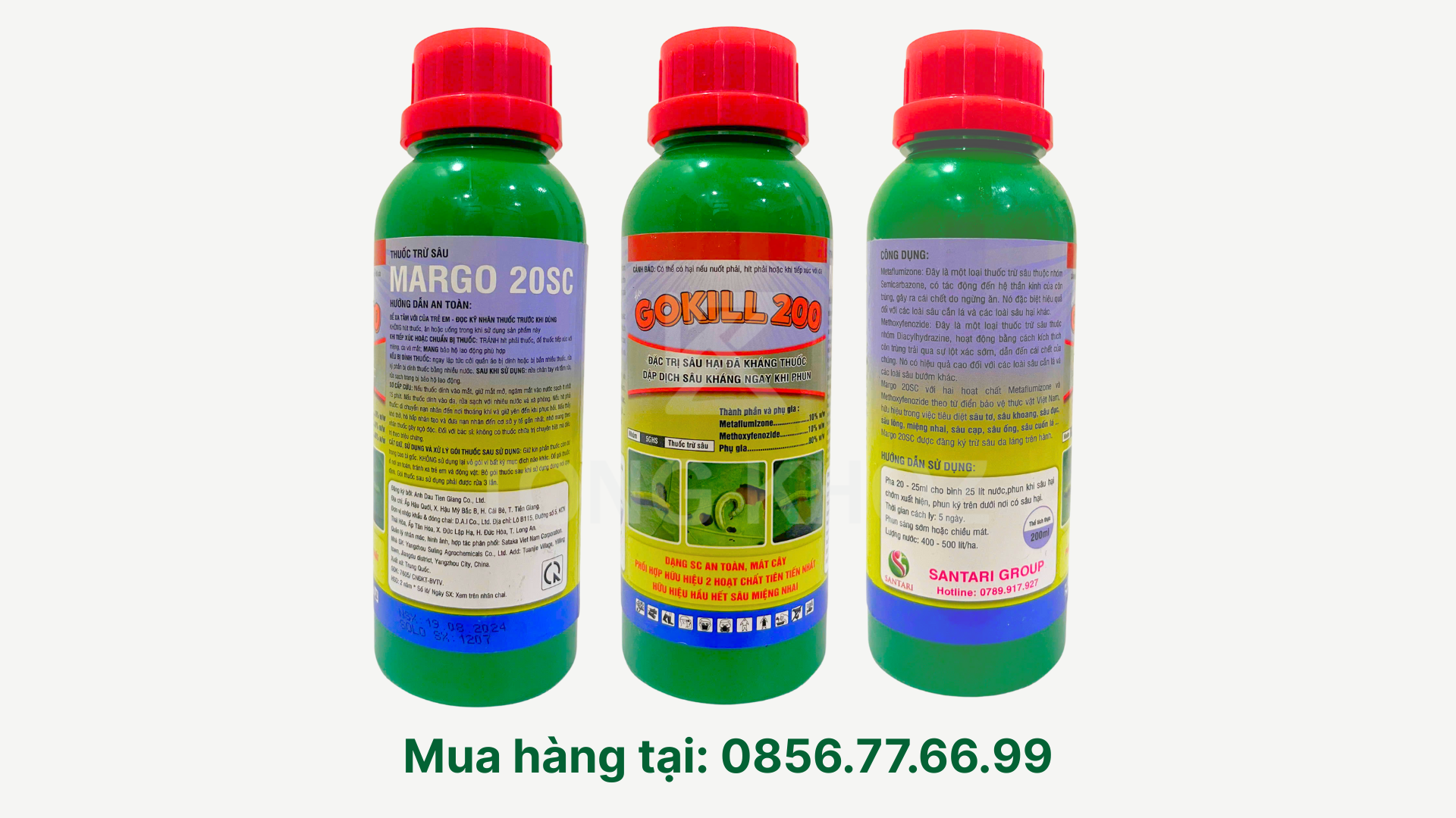 Thông tin Thuốc trừ sâu MARGO 20SC hiệu GOKILL 200SC