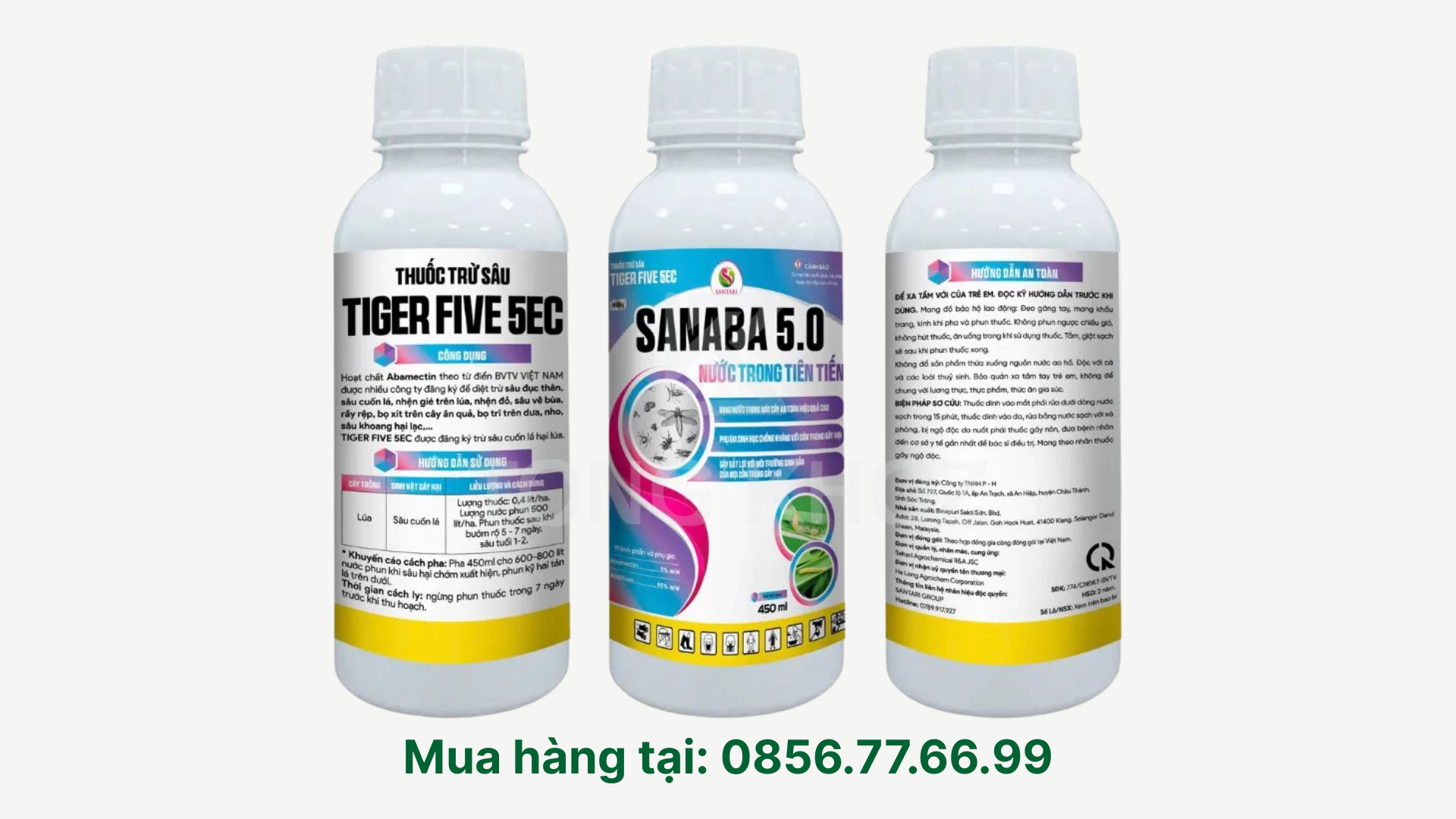 Giới thiệu chung về Thuốc trừ sâu TIGER FIVE 5EC hiệu SANABA 5.0