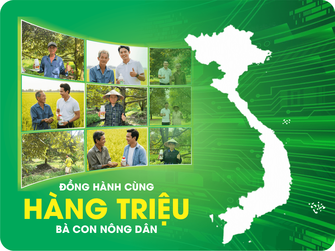 Đồng hành từ trái tim đến từng thửa ruộng