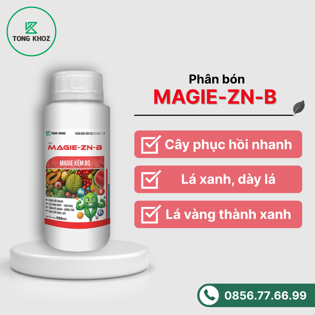 PHÂN BÓN HỮU CƠ SATAKA 119 – MAGIE ZN-B