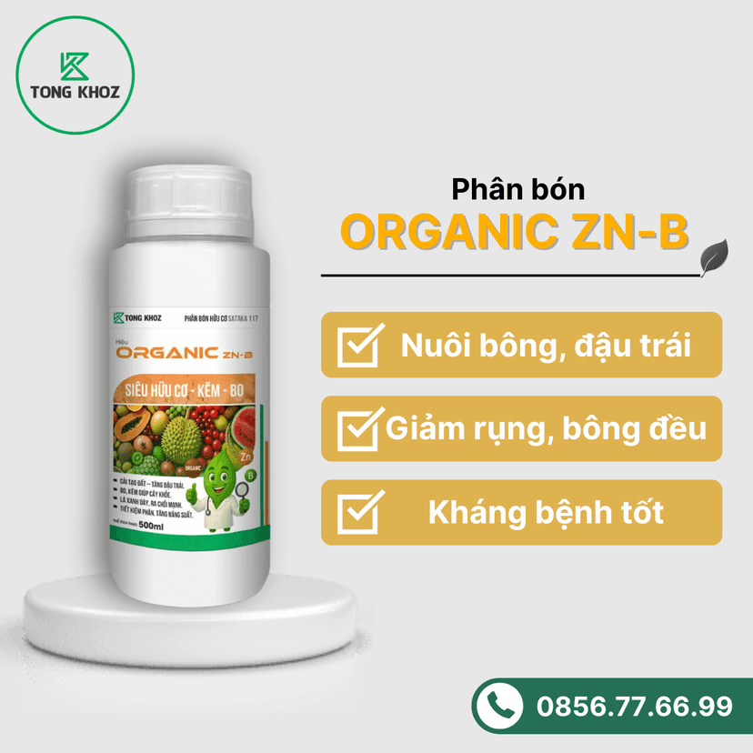 PHÂN BÓN HỮU CƠ SATAKA 117 – ORGANIC ZN-B