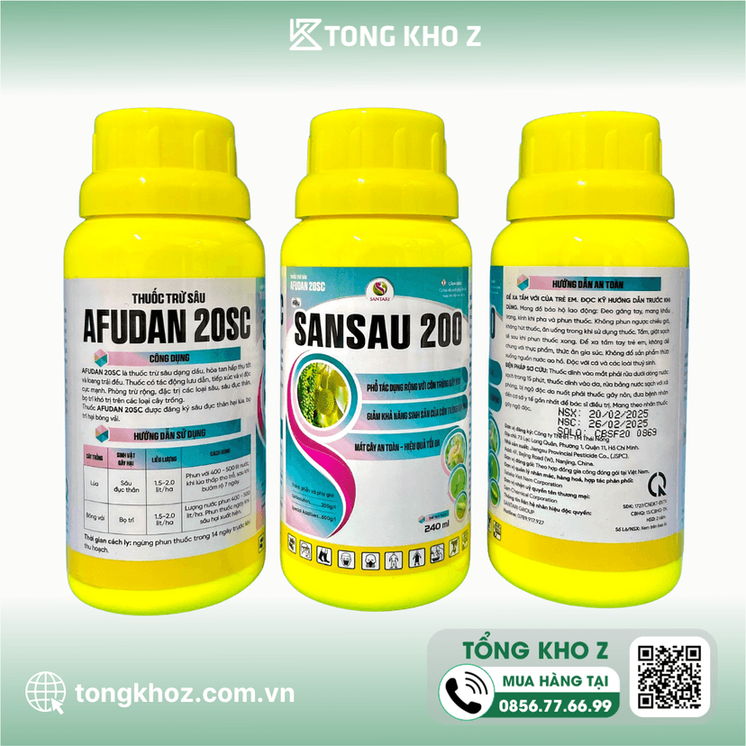 THUỐC TRỪ SÂU AFUDAN 20SC HIỆU SANSAU 200