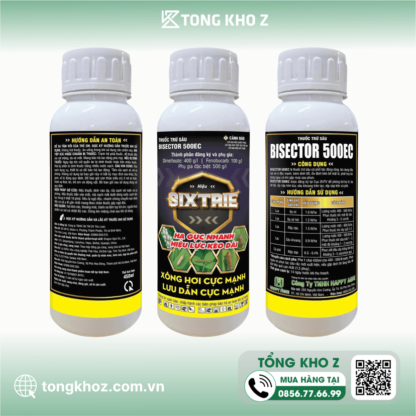 THUỐC TRỪ SÂU BISECTOR 500EC HIỆU SIXTRIE