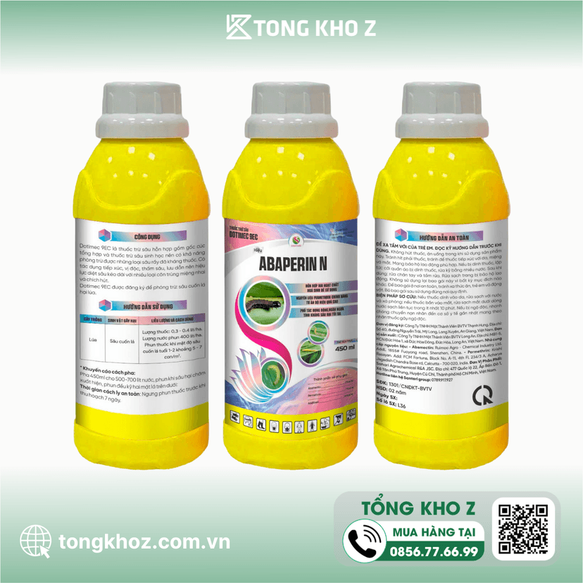 THUỐC TRỪ SÂU DOTIMEC 9EC HIỆU ABAPERIN N