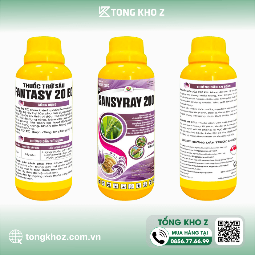 THUỐC TRỪ SÂU FANTASY 20EC HIỆU SANSYRAY 200