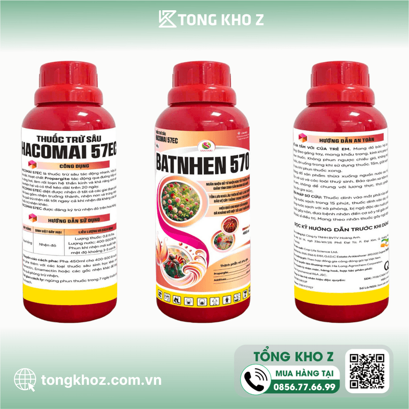 THUỐC TRỪ SÂU HACOMAI 57EC HIỆU BATNHEN 570