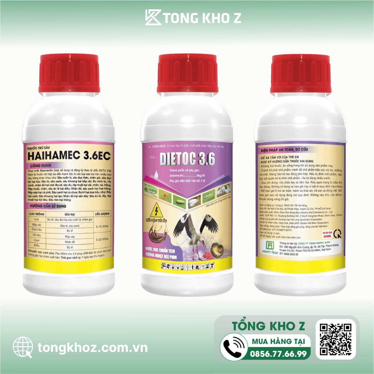 THUỐC TRỪ SÂU HAIHAMEC 3.6EC HIỆU DIETOC 3.6EC