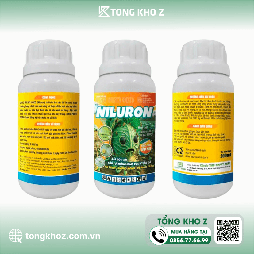 THUỐC TRỪ SÂU LINO PESTI 80EC HIỆU NILURON