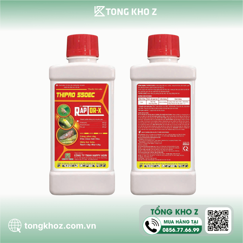 THUỐC TRỪ SÂU THIPRO 550EC HIỆU RAPTOR-X