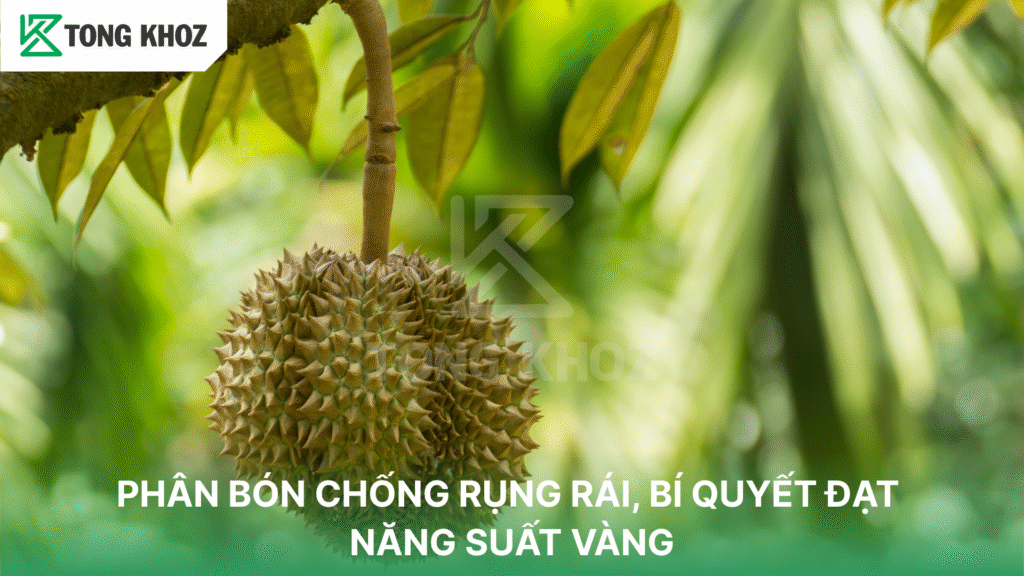 PHÂN BÓN CHỐNG RỤNG RÁI, BÍ QUYẾT ĐẠT NĂNG SUẤT VÀNG