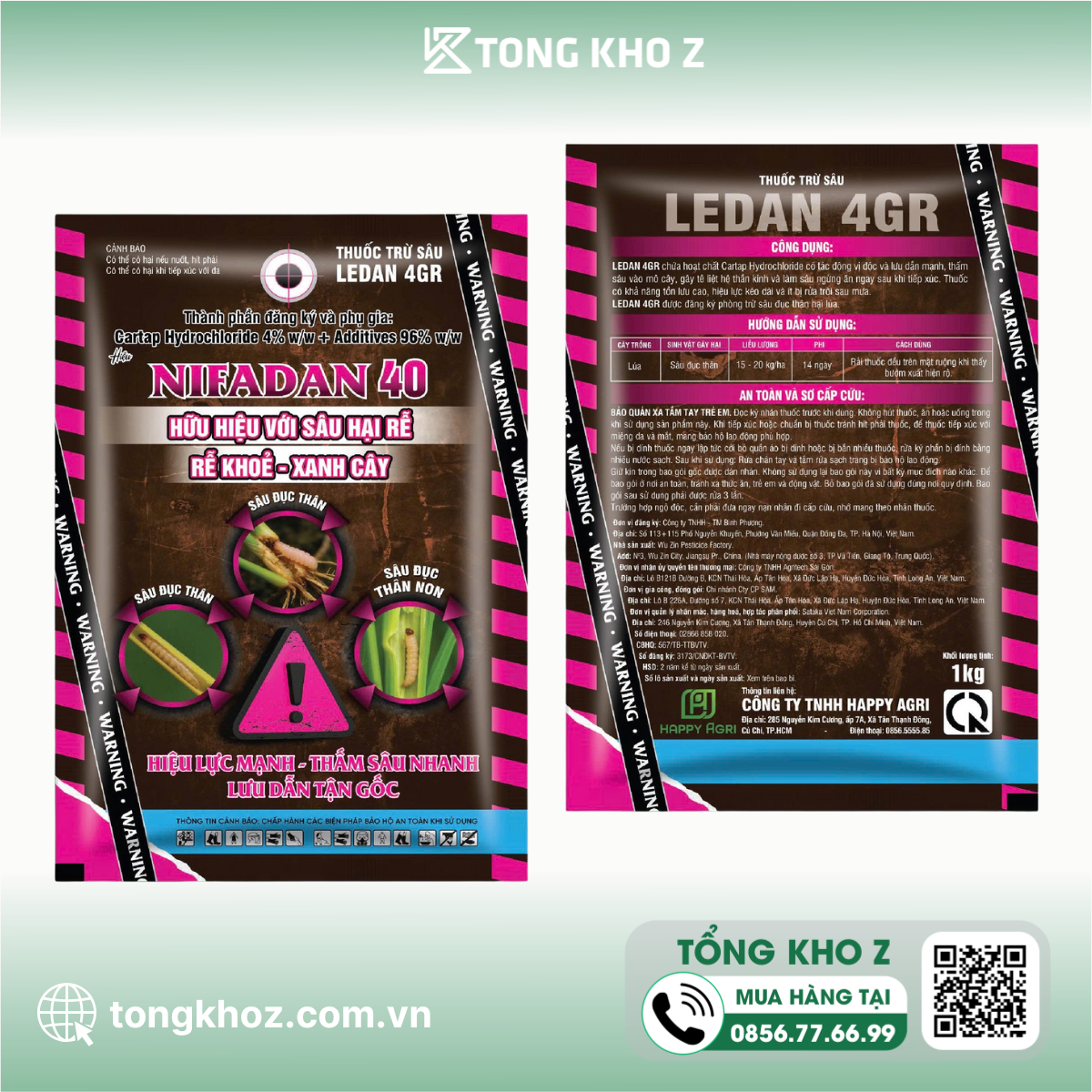 thuoc-tru-sau-ledan-4gr-hieu-nifadan-40 Thuốc trừ sâu LEDAN 4GR hệu NIFADAN 40